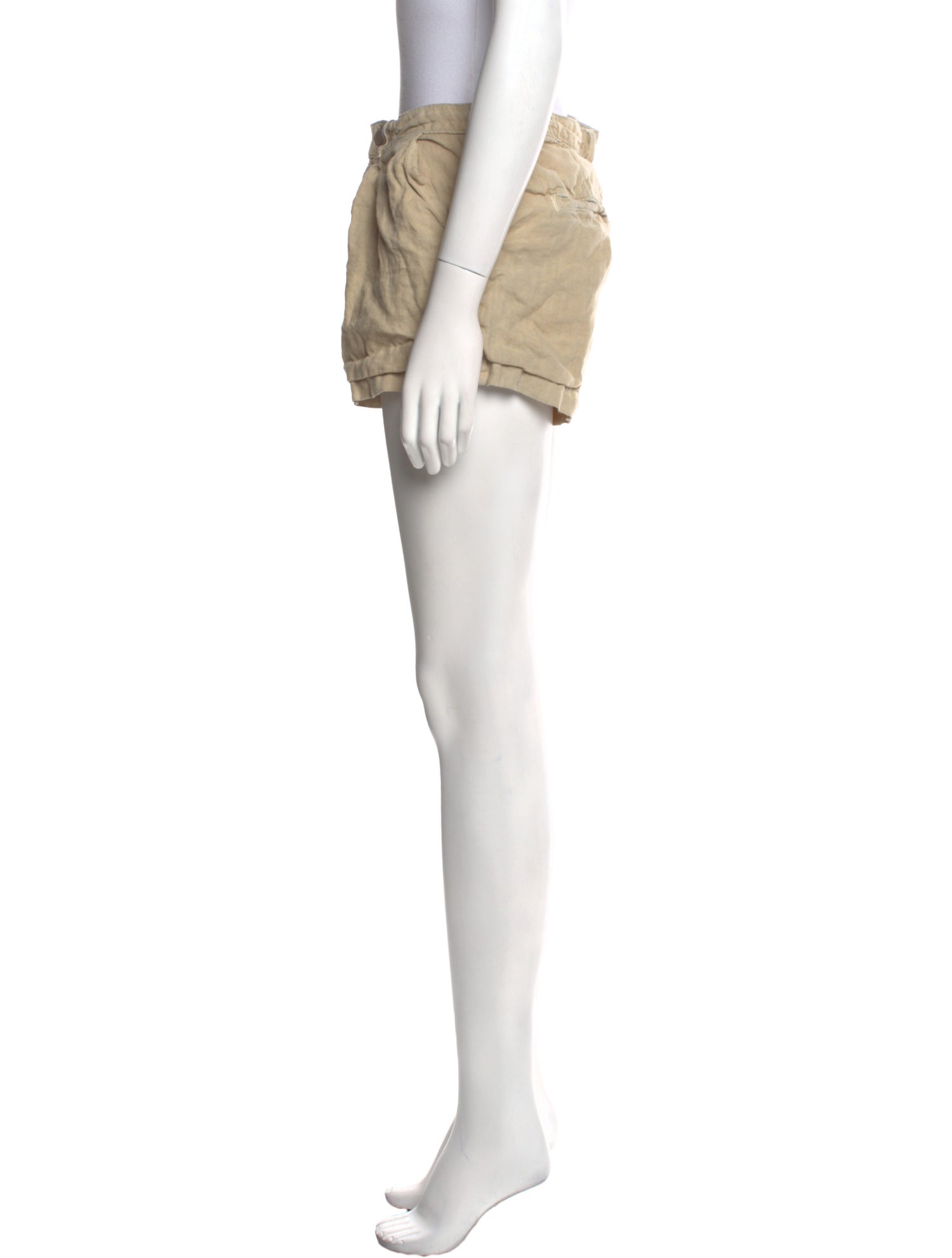 L'Agence Linen Mini Shorts