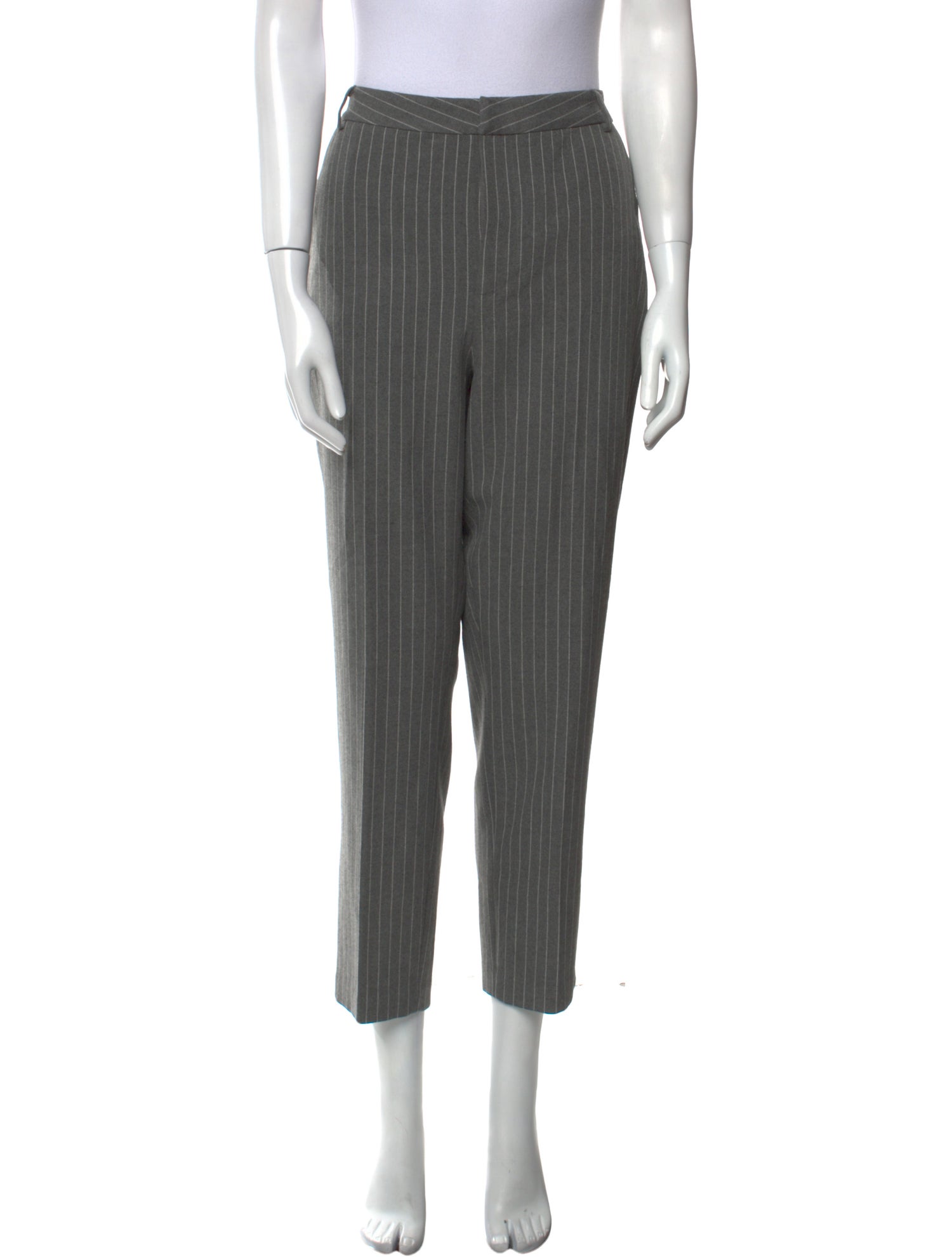L'Agence Striped Straight Leg Pants