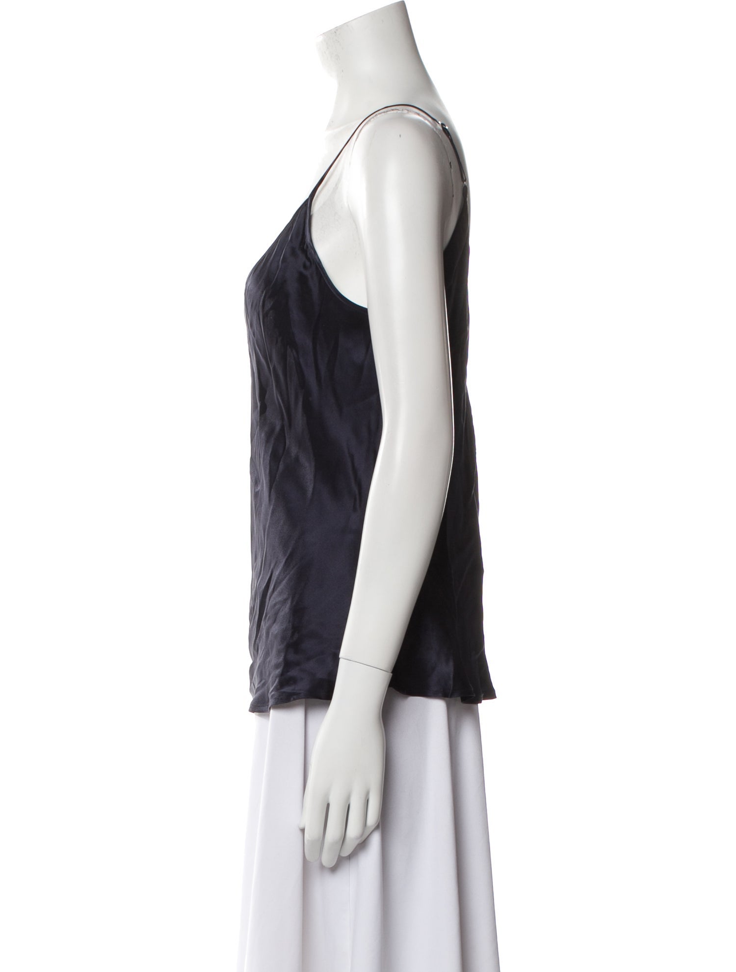 L'Agence Silk V-Neck Top