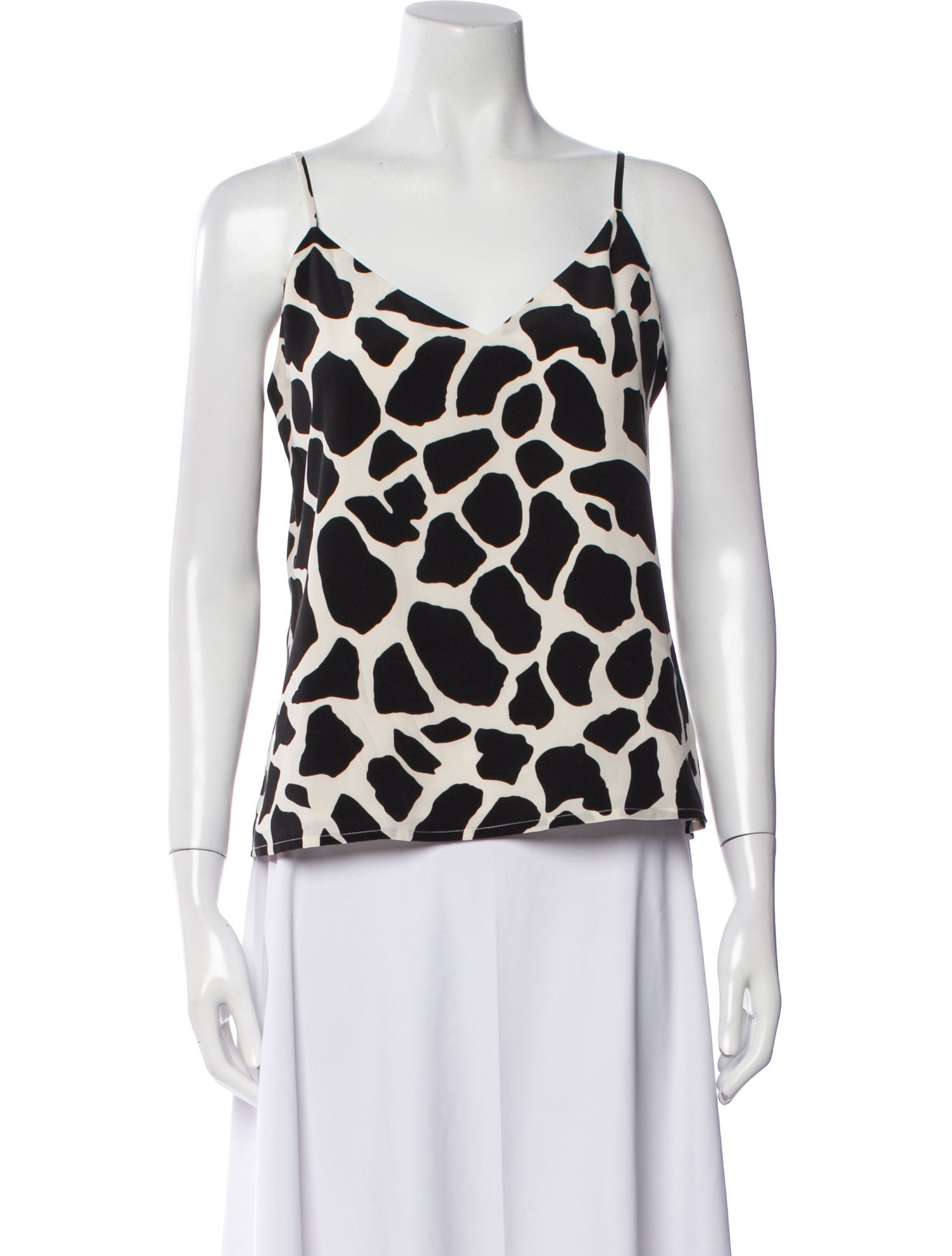 L'Agence Silk Printed Top