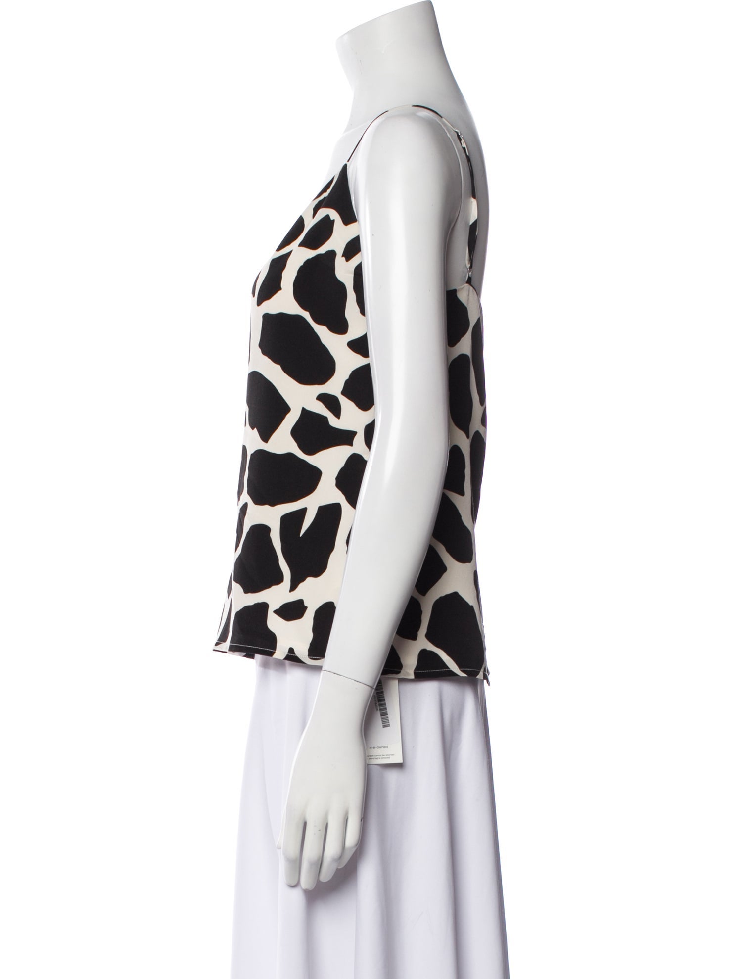 L'Agence Silk Printed Top