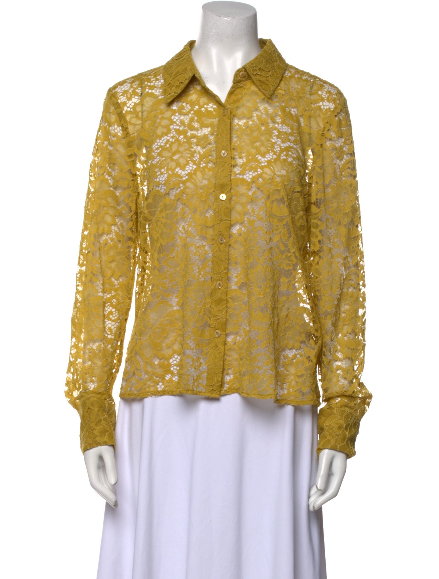 L'Agence Maia Floral Print Button-Up Top w/ Tags