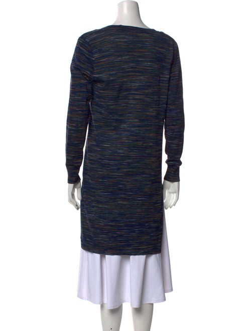 L'Agence Striped V-Neck Sweater