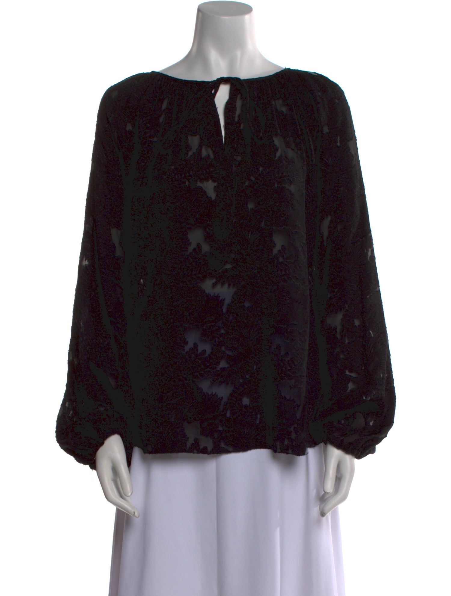 L'Agence Silk Printed Blouse