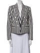 L'Agence Striped Blazer