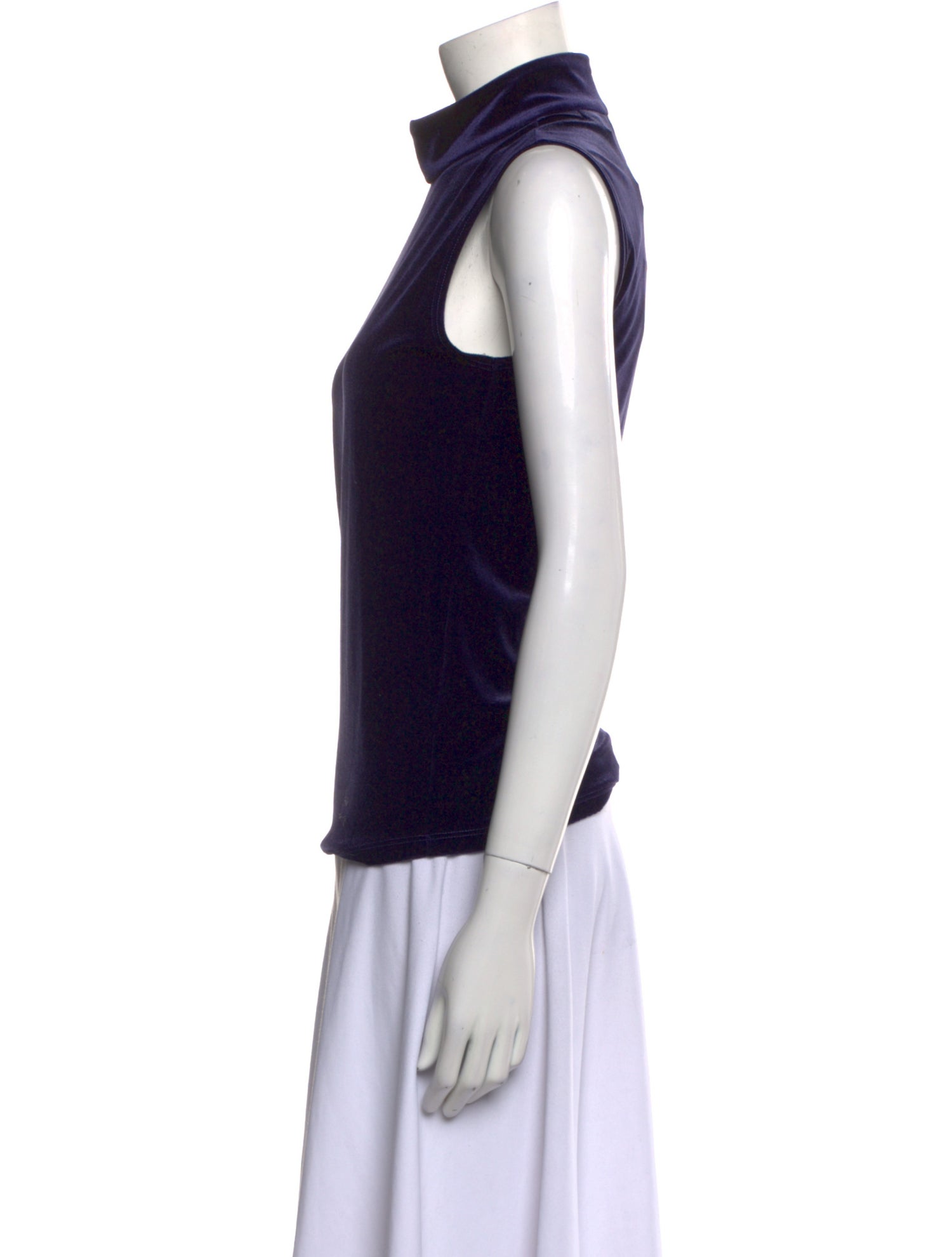 L'Agence Silk Turtleneck Top w/ Tags