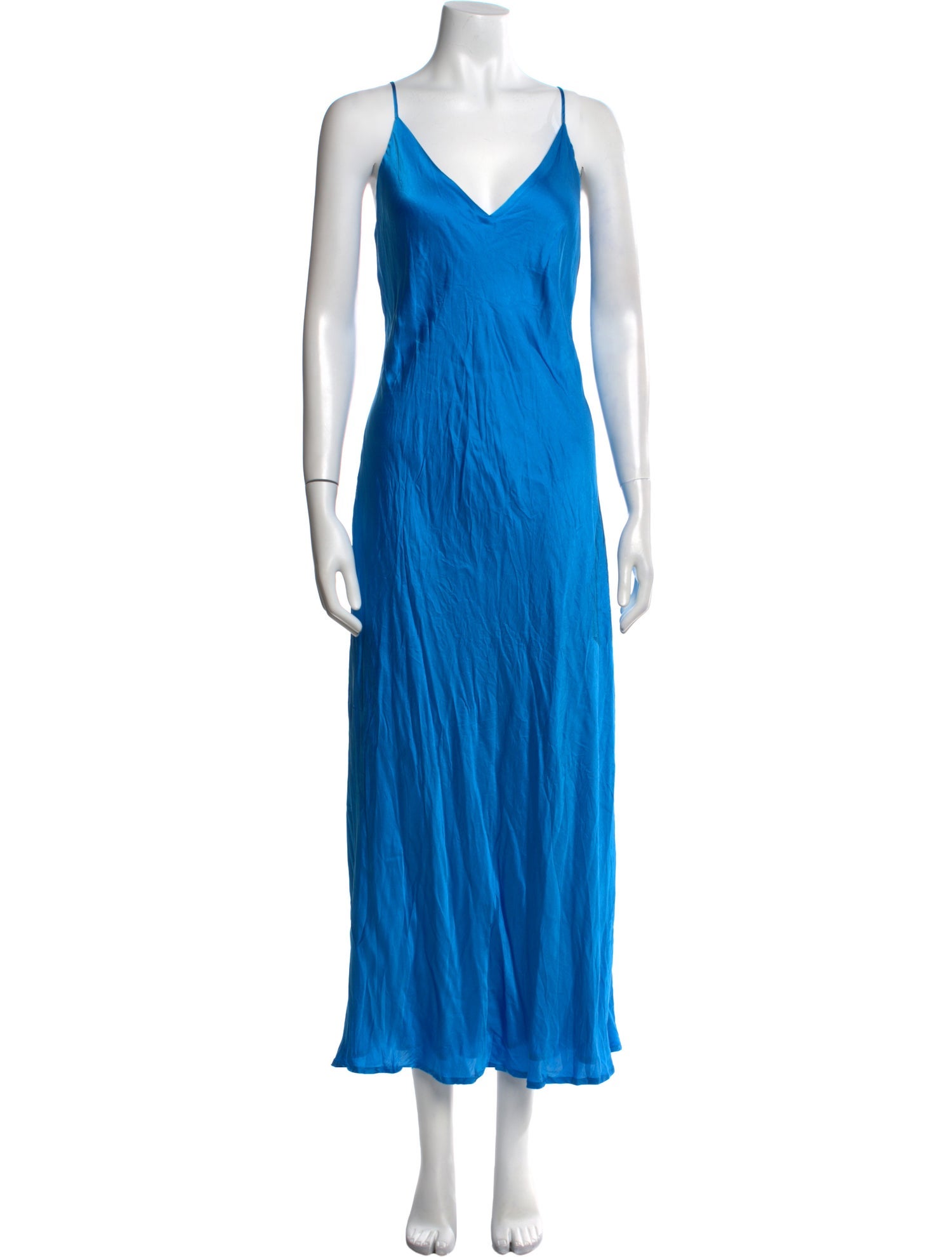 L'Agence Silk Long Dress