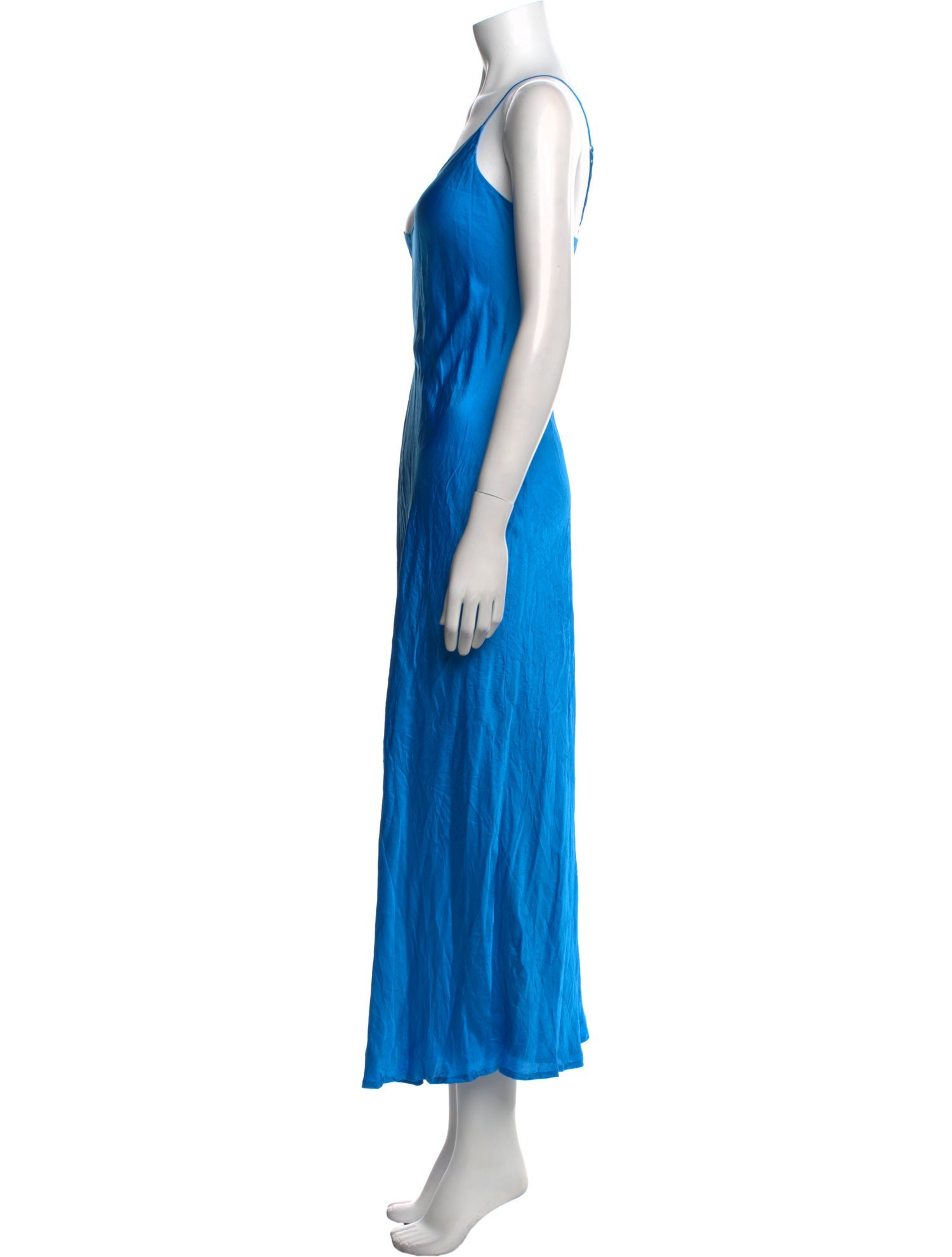 L'Agence Silk Long Dress