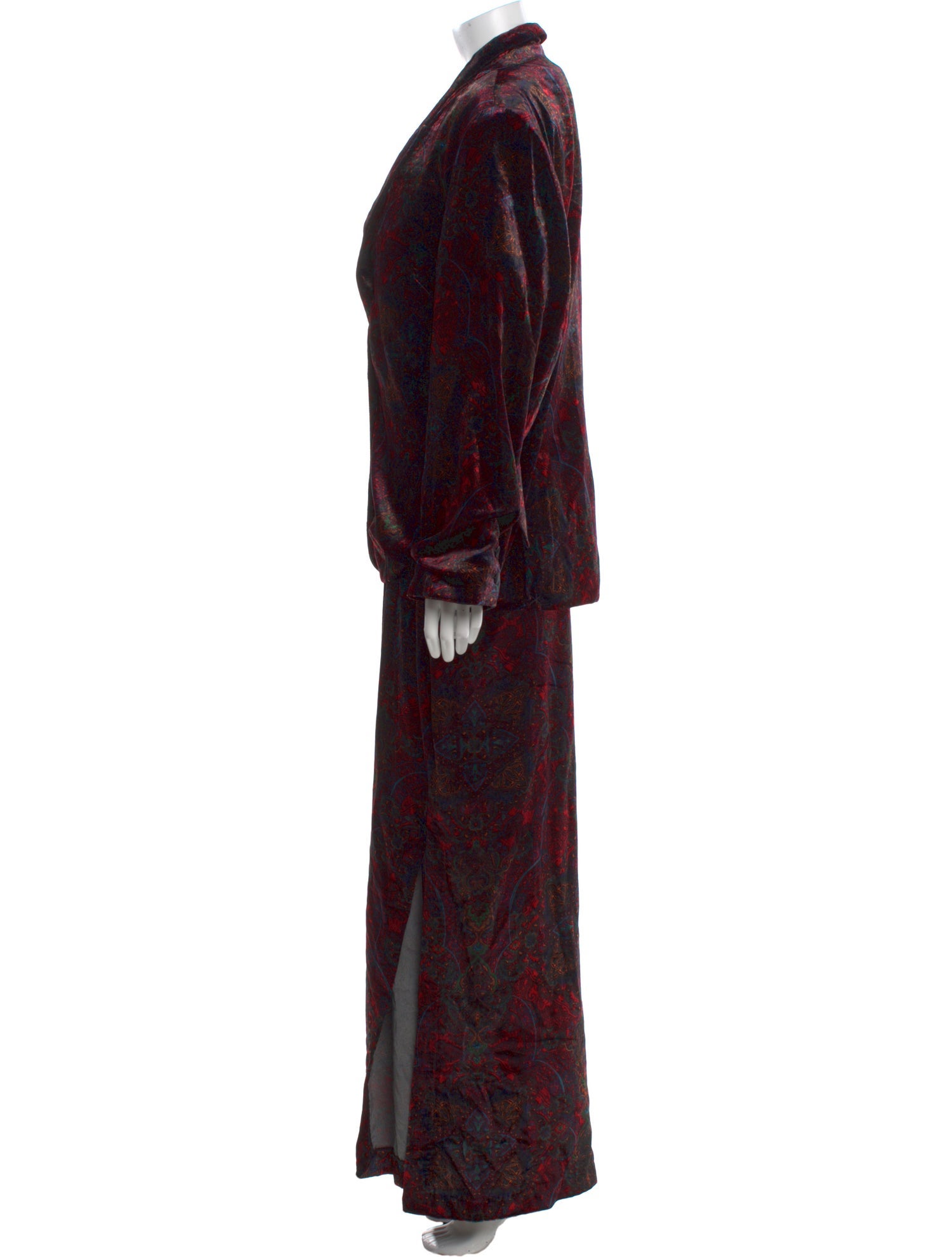 L'Agence Velvet Long Dress w/ Tags