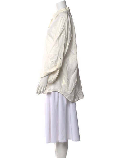 L'Agence Long Sleeve Button-Up Top