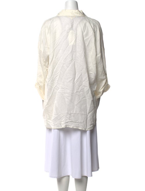 L'Agence Long Sleeve Button-Up Top