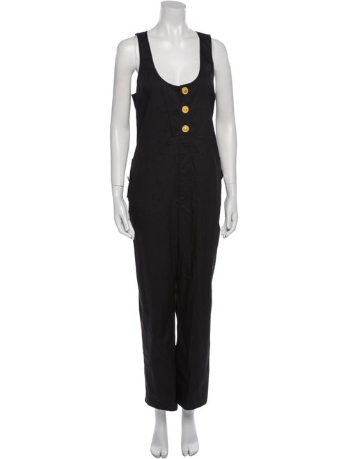 L'Agence Scoop Neck Jumpsuit