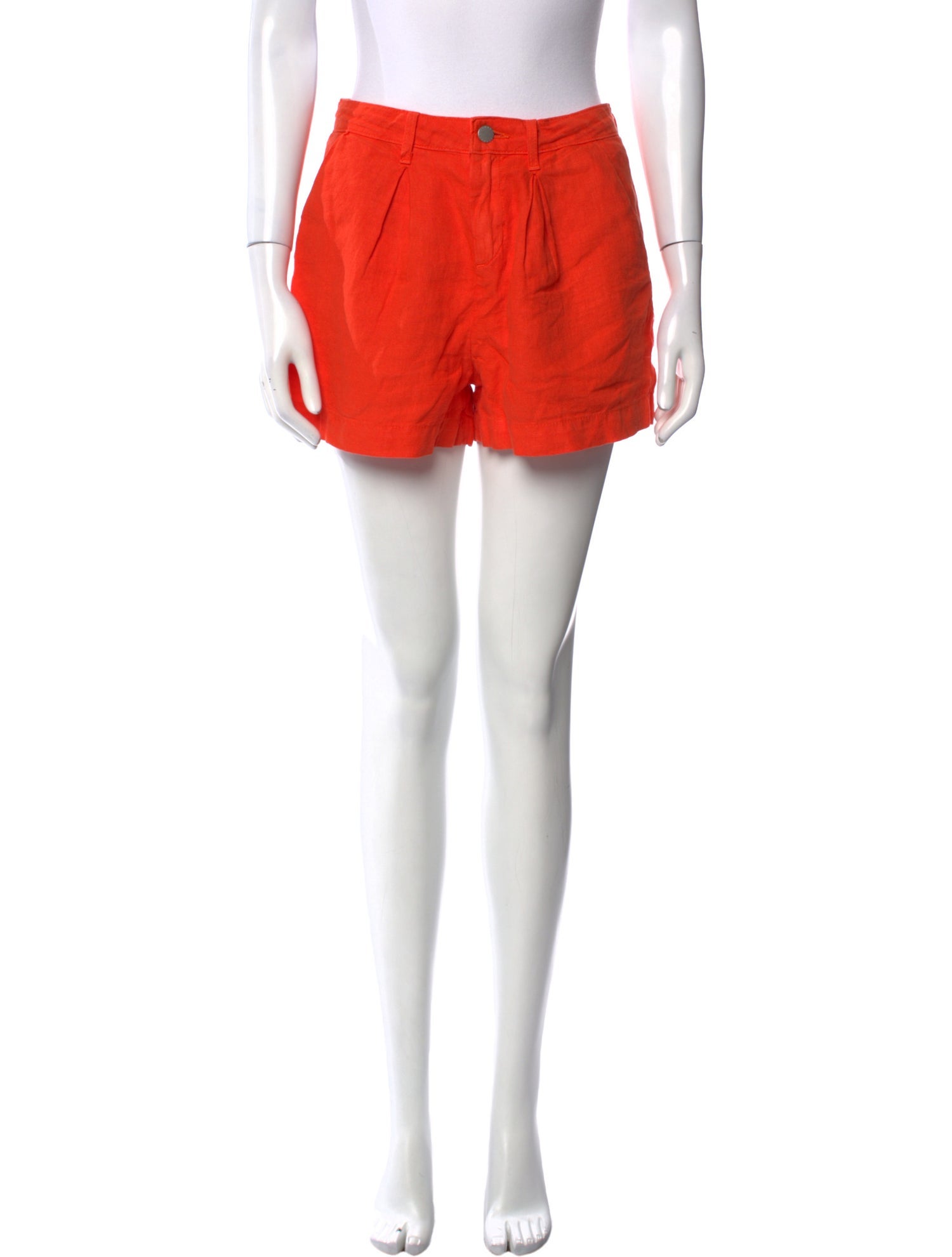 L'Agence Linen Mini Shorts