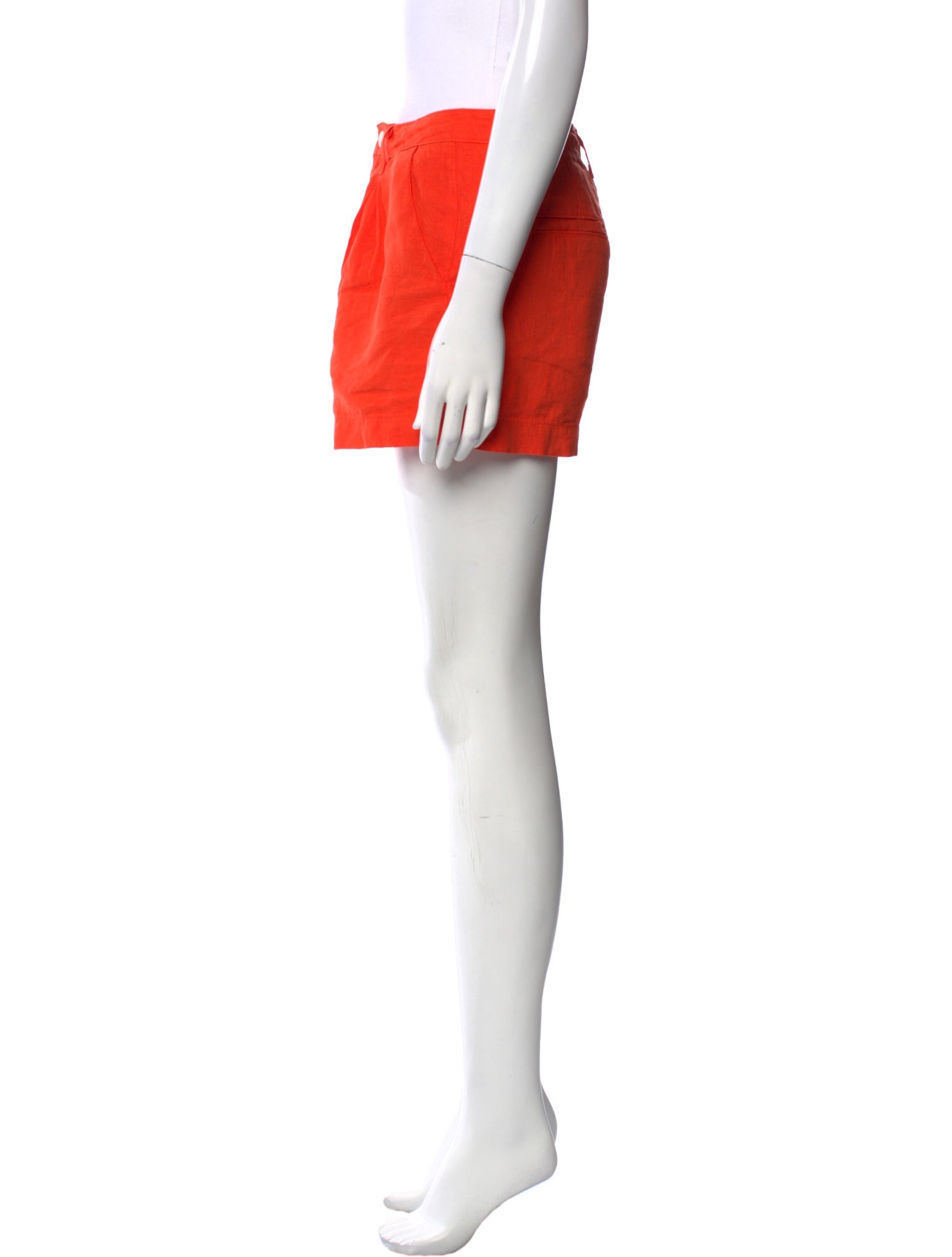 L'Agence Linen Mini Shorts