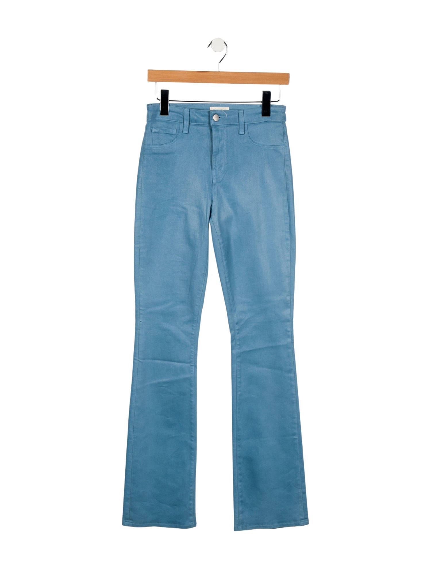 L'Agence Mid-Rise Straight Leg Jeans