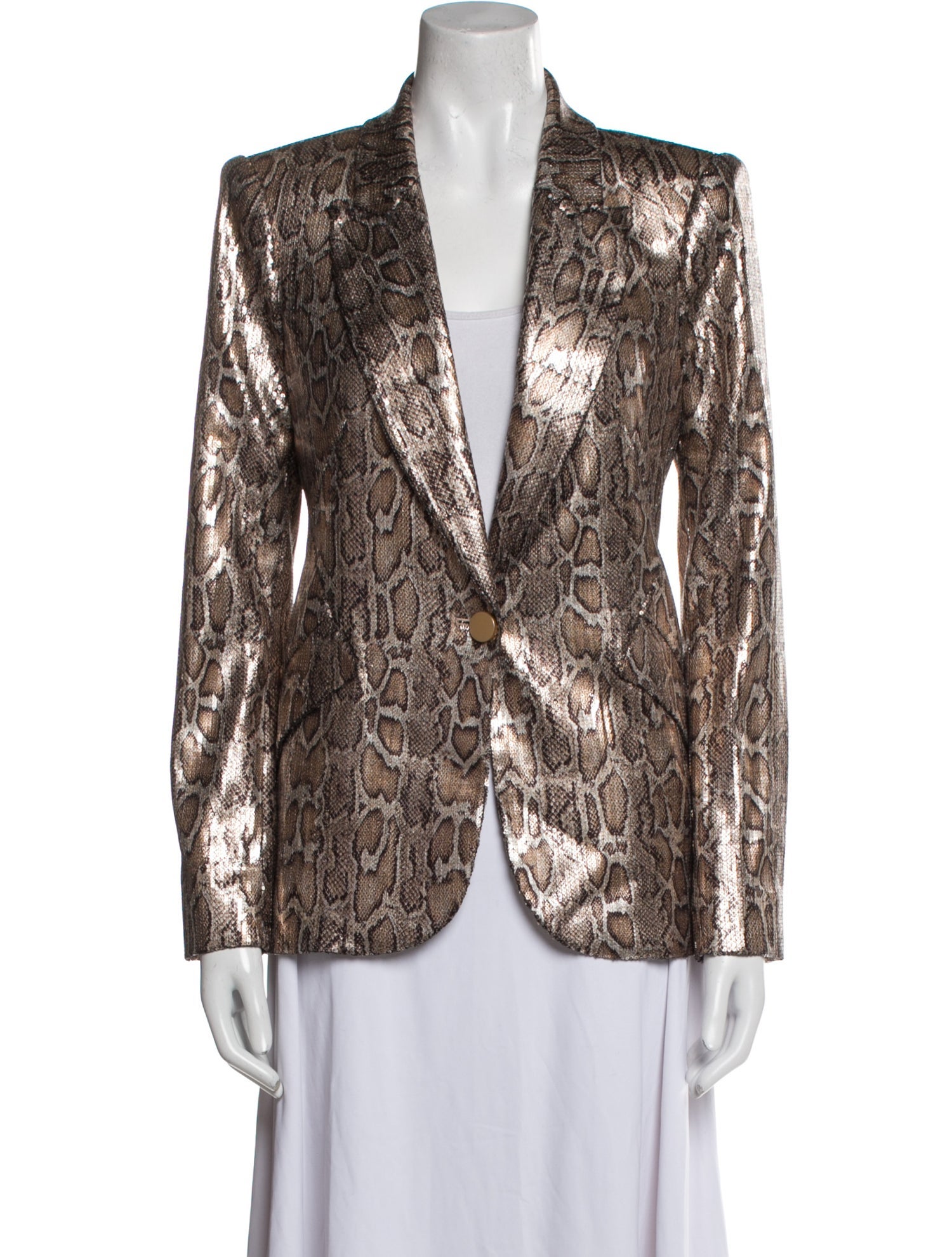 L'Agence Printed Blazer