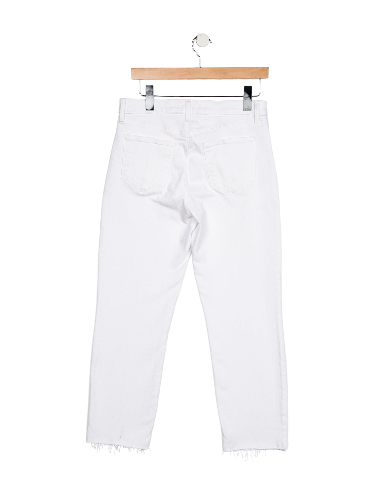 L'Agence Mid-Rise Straight Leg Jeans