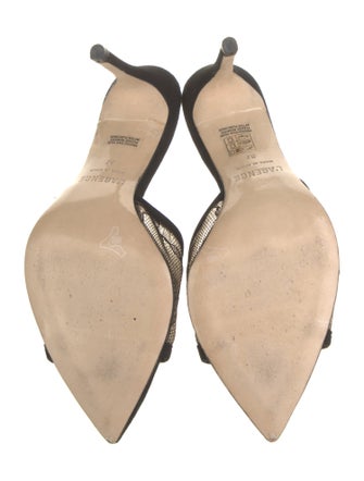 L'Agence Lace Lace Pattern Mules