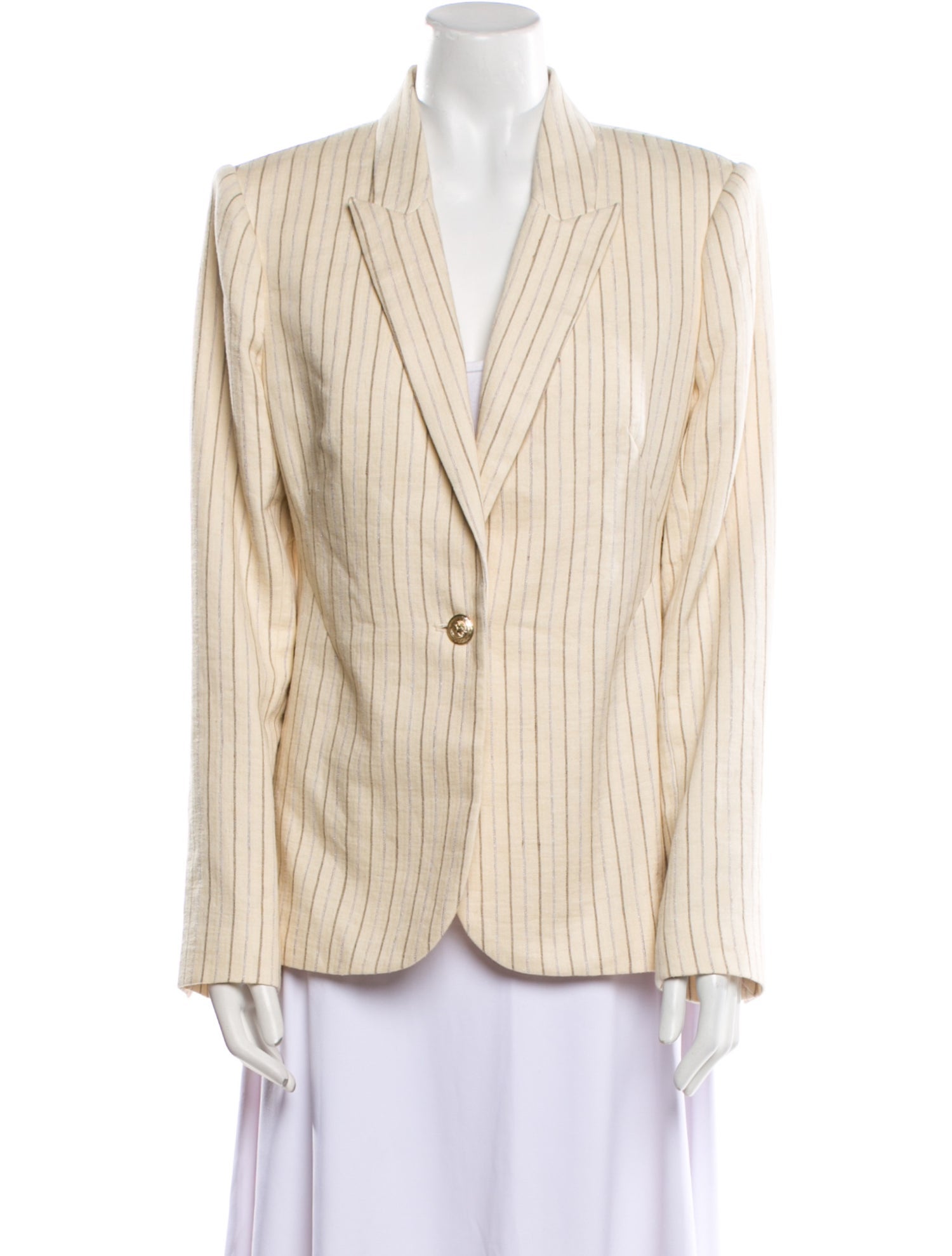 L'Agence Striped Blazer