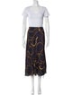 L'Agence Silk Printed Skirt Set