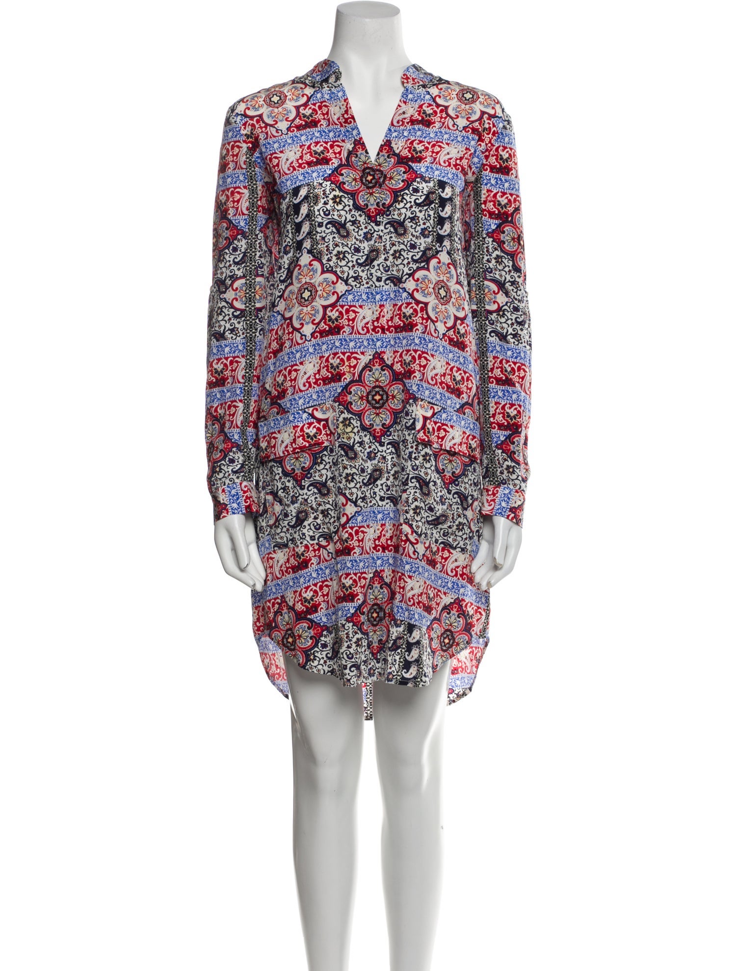 L'Agence Silk Mini Dress