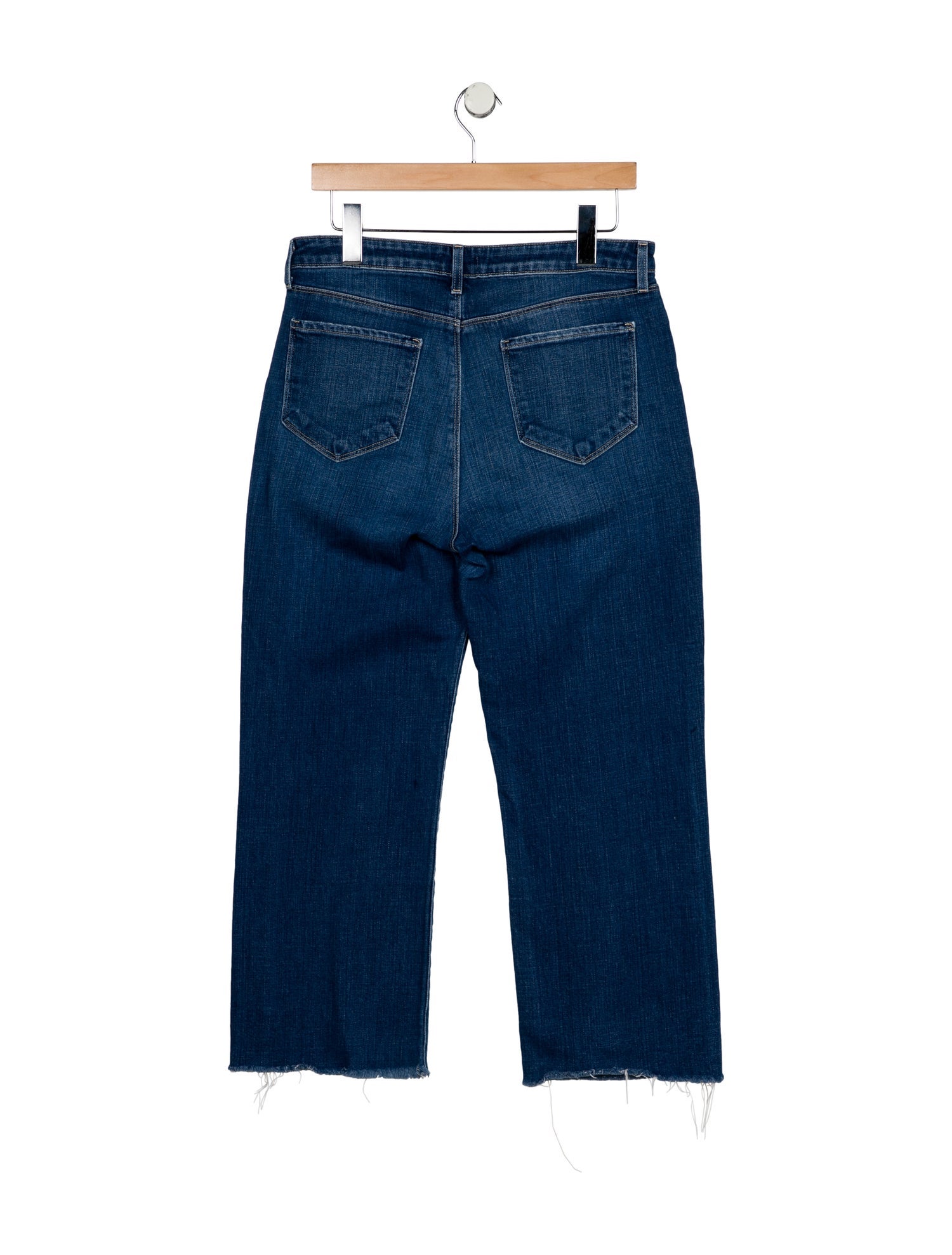 L'Agence Mid-Rise Wide Leg Jeans