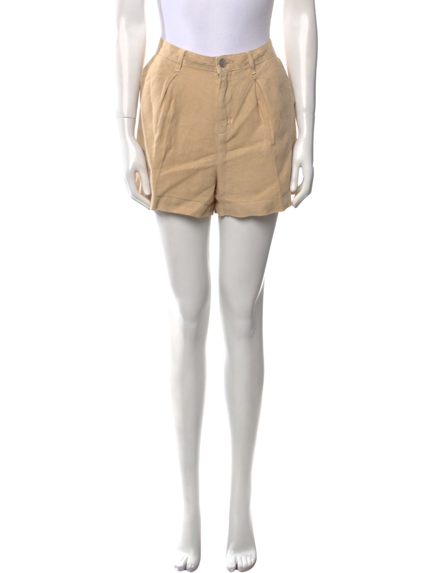 L'Agence Linen Mini Shorts