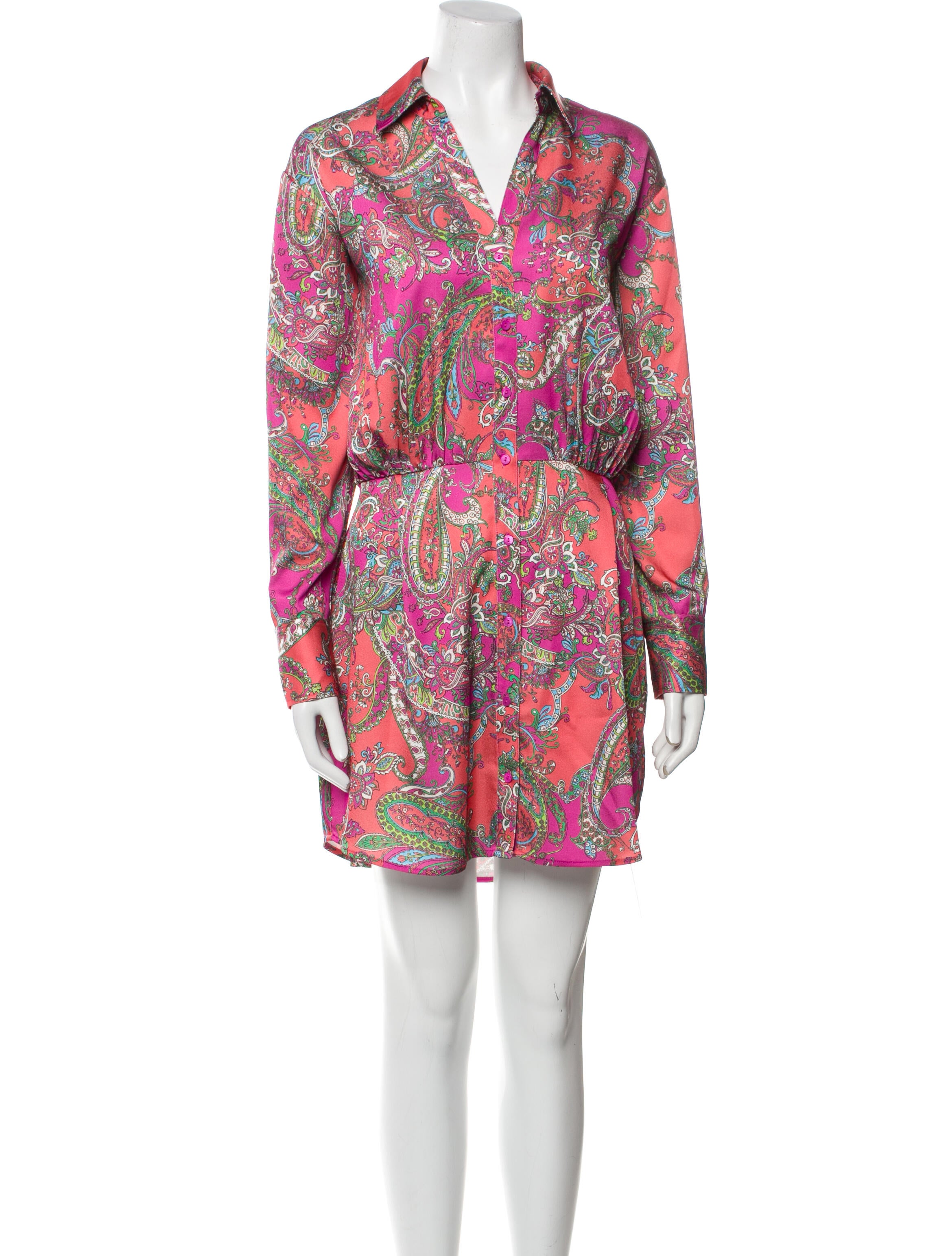 L'Agence Printed Mini Dress