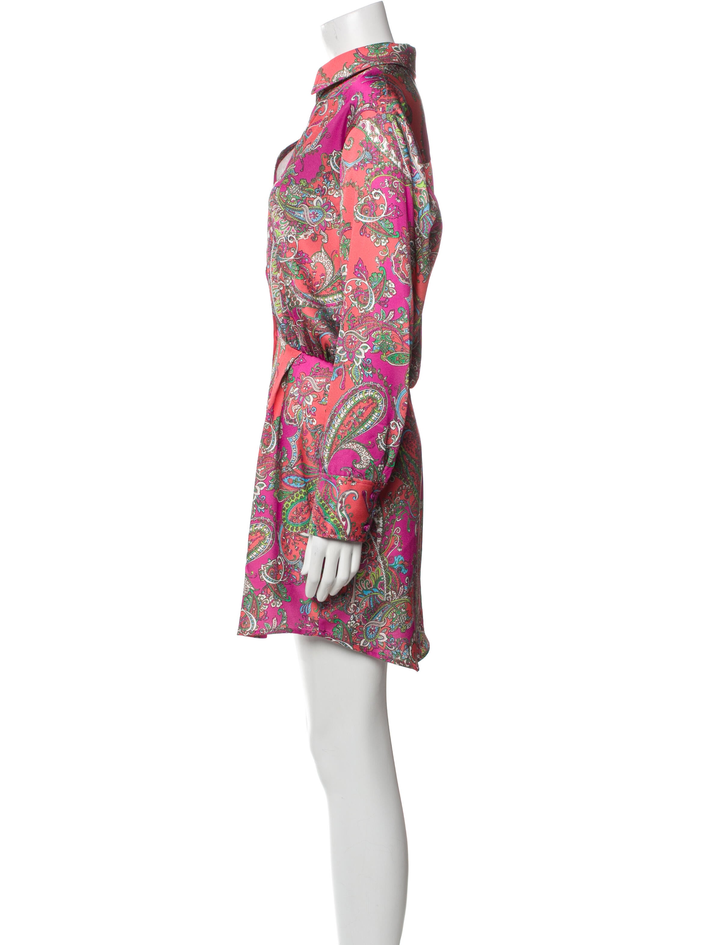 L'Agence Printed Mini Dress