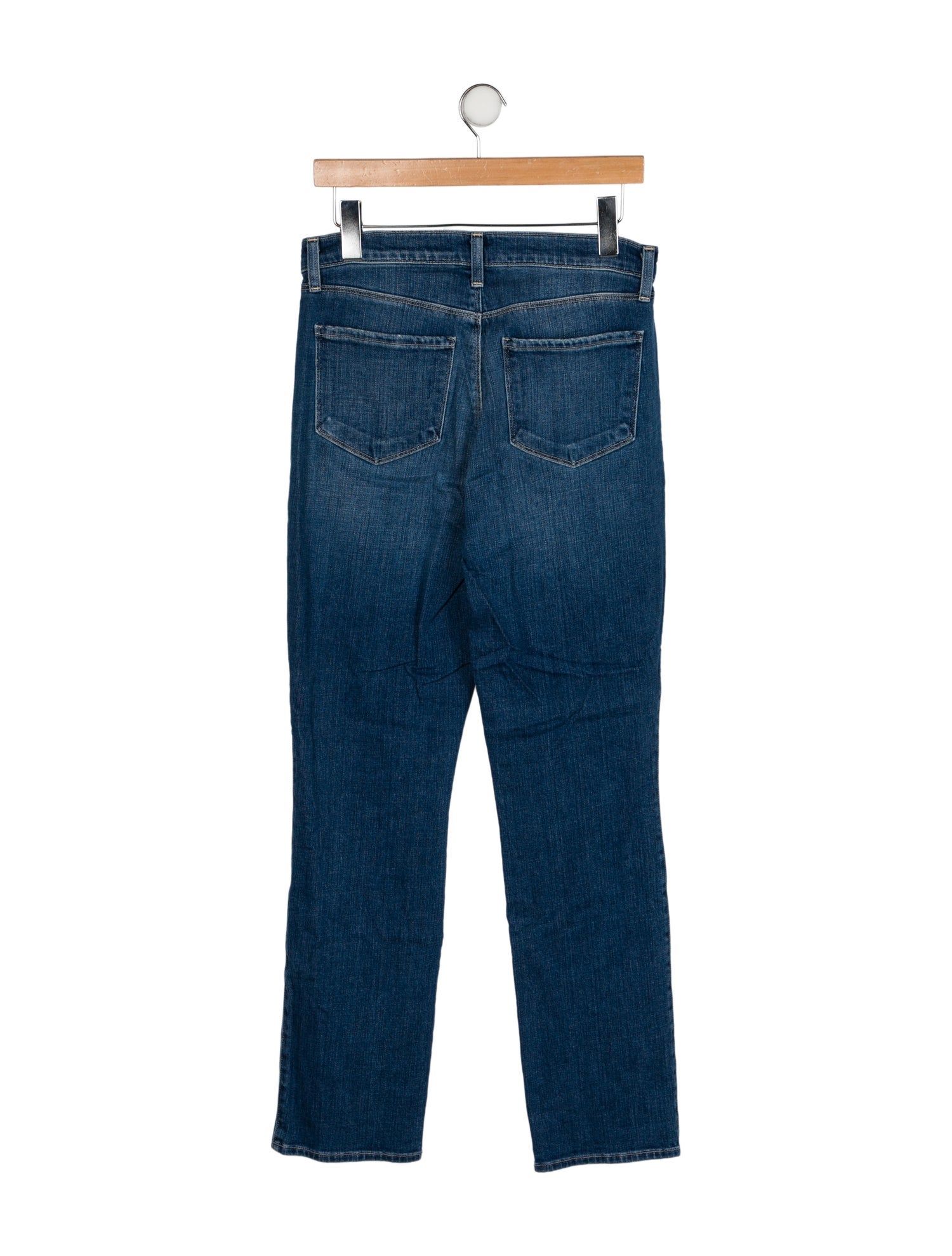 L'Agence Mid-Rise Straight Leg Jeans