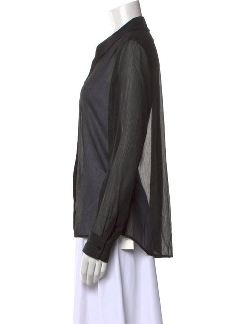 L'Agence Long Sleeve Button-Up Top