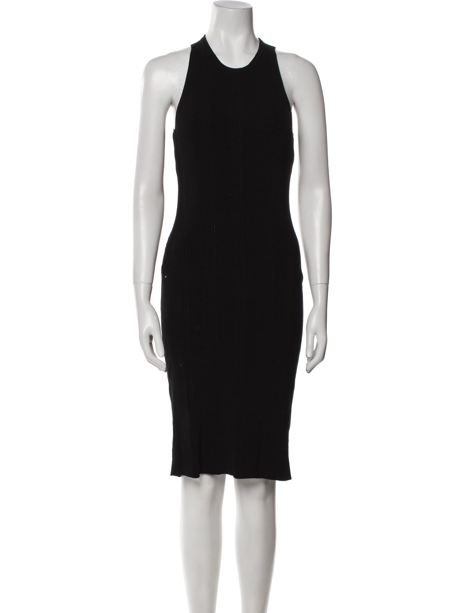 L'Agence Crew Neck Knee-Length Dress
