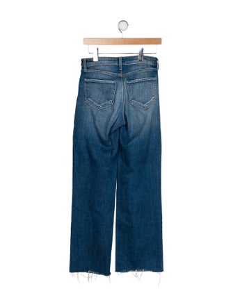 L'Agence Mid-Rise Wide Leg Jeans