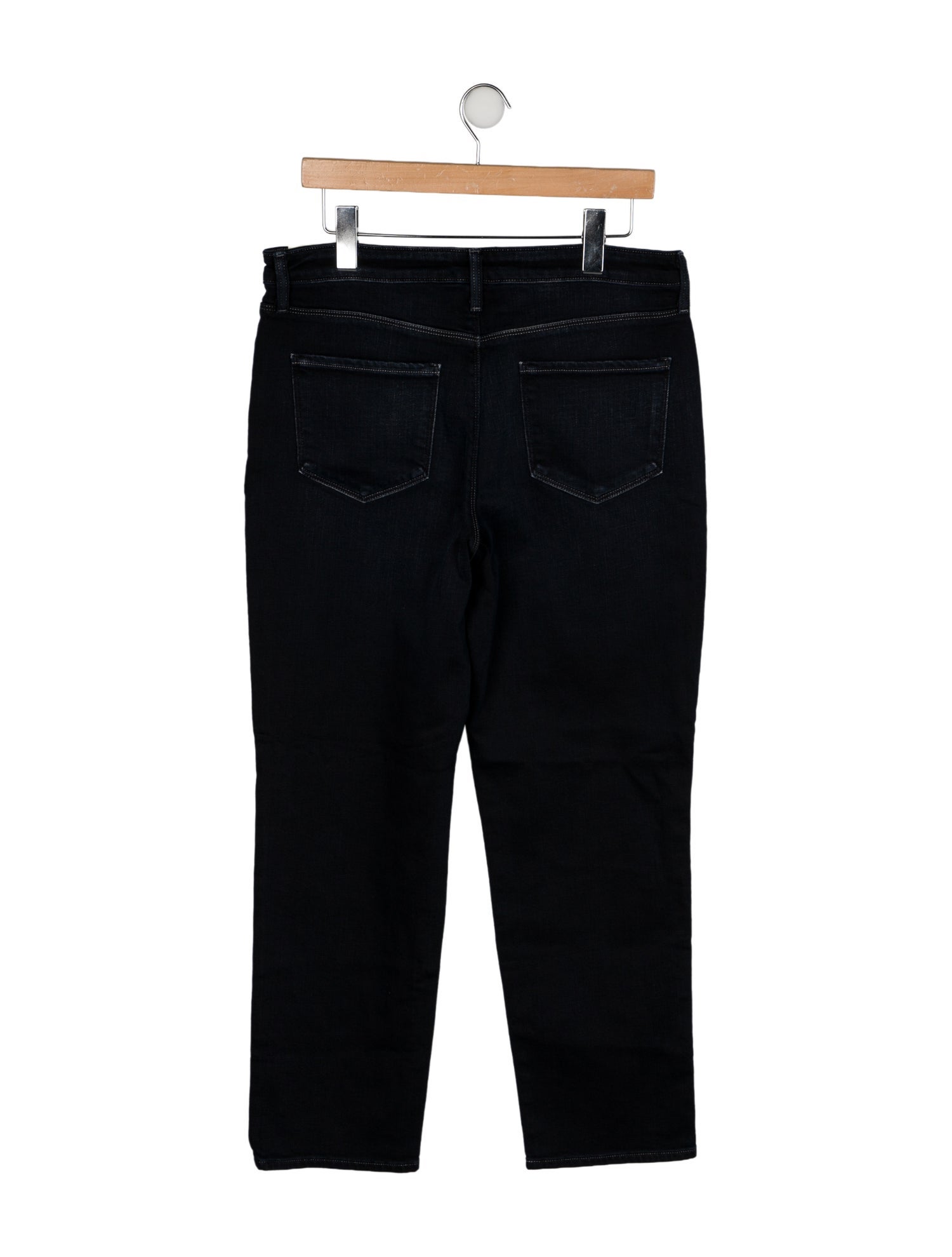 L'Agence High-Rise Straight Leg Jeans