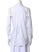 L'Agence Three-Quarter Sleeve Button-Up Top