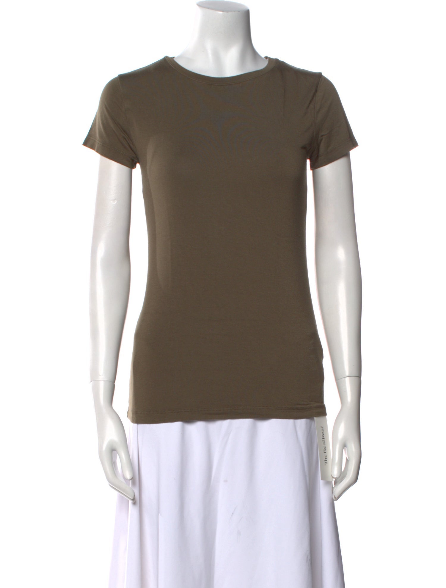 L'Agence Crew Neck Short Sleeve T-Shirt