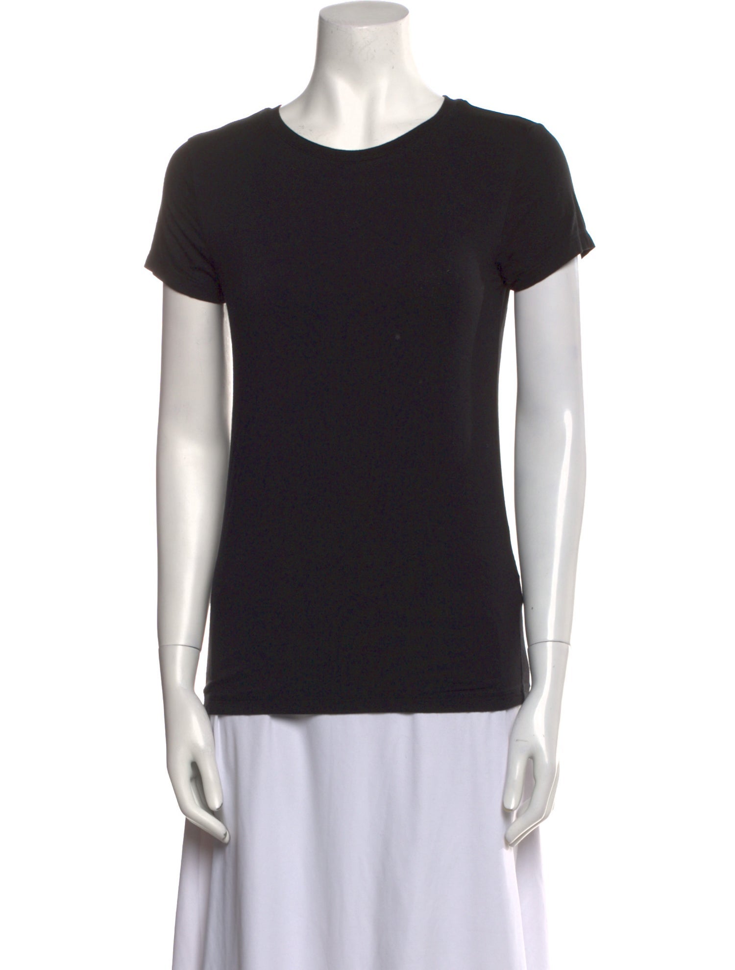 L'Agence Crew Neck Short Sleeve T-Shirt