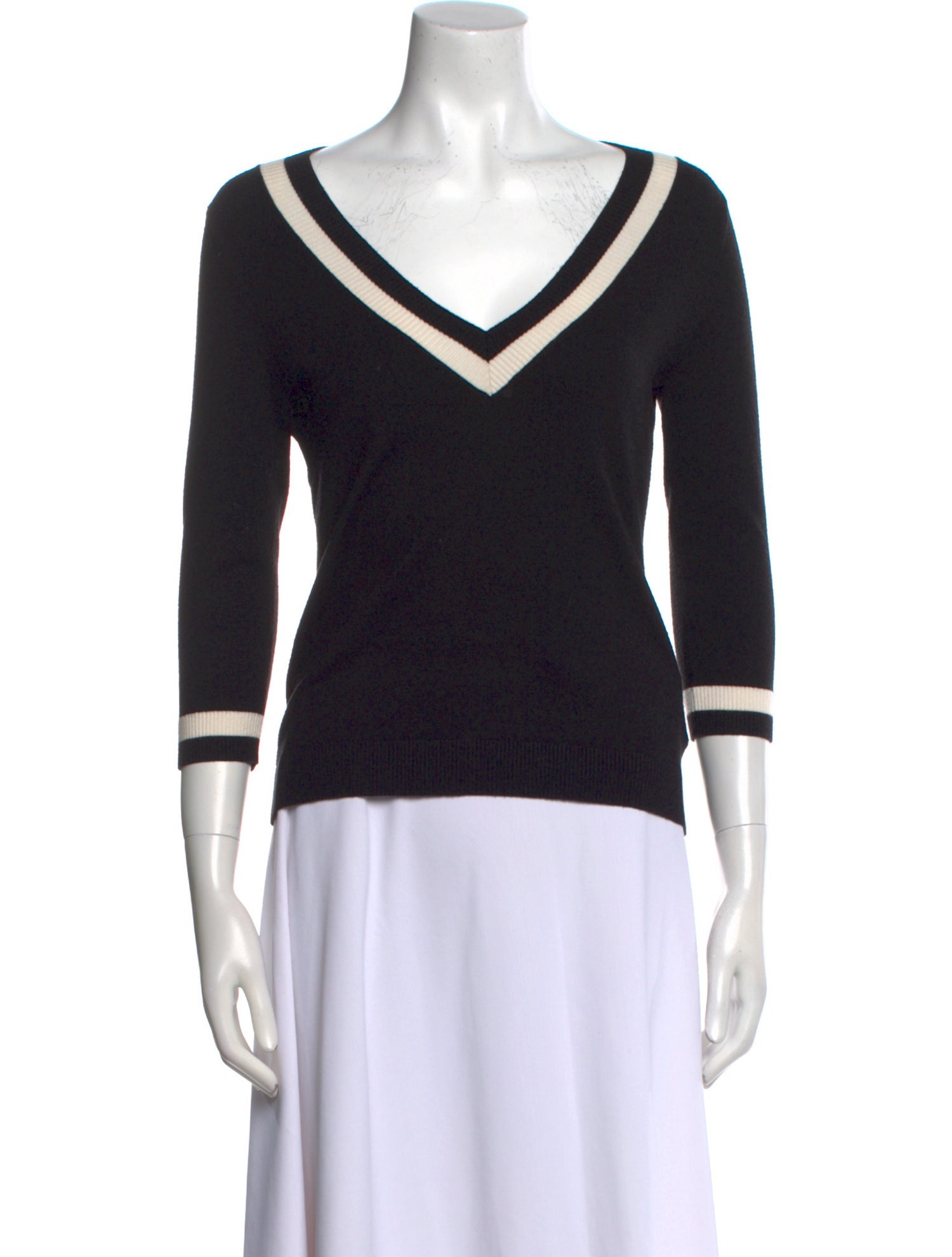 L'Agence V-Neck Sweater