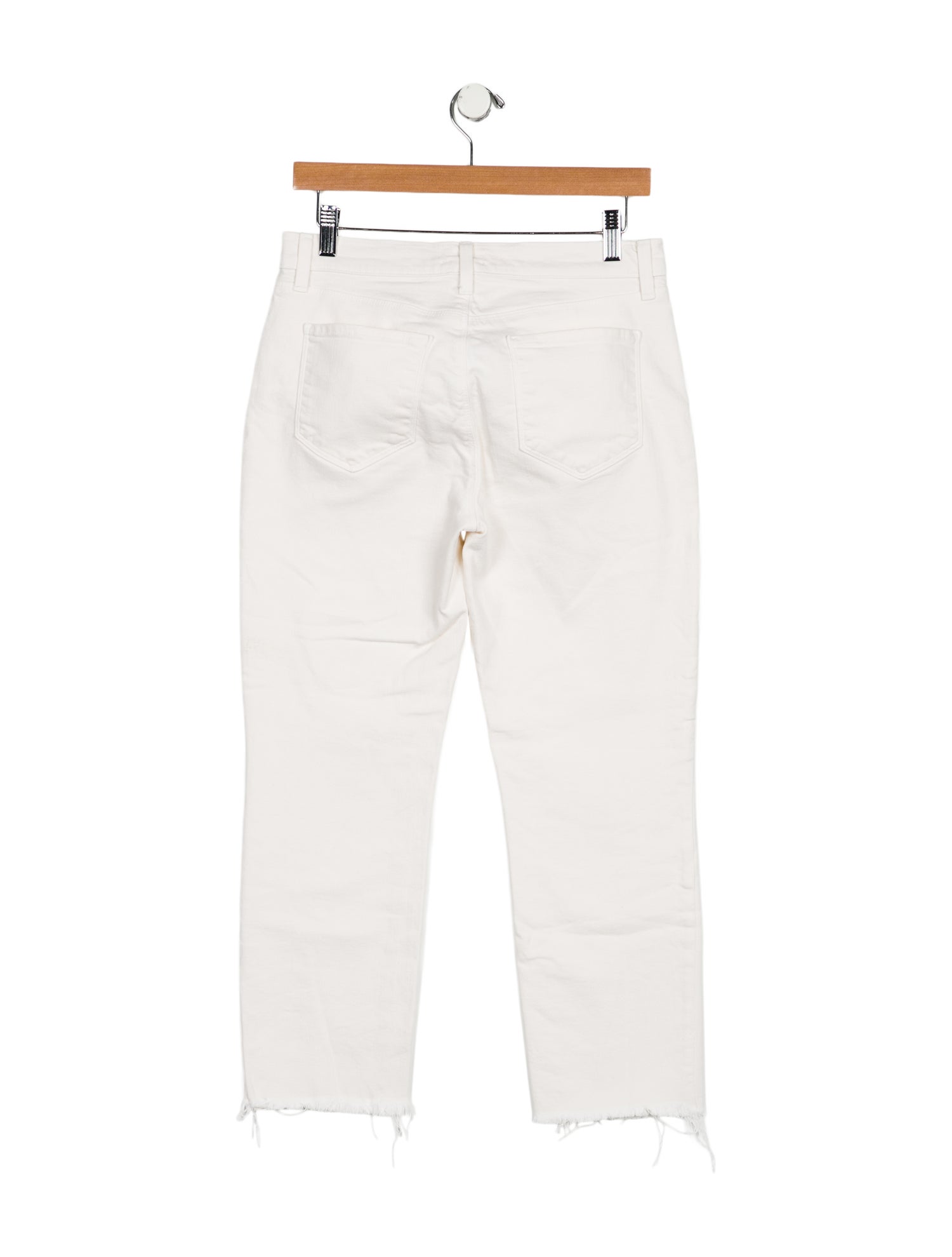 L'Agence Mid-Rise Straight Leg Jeans