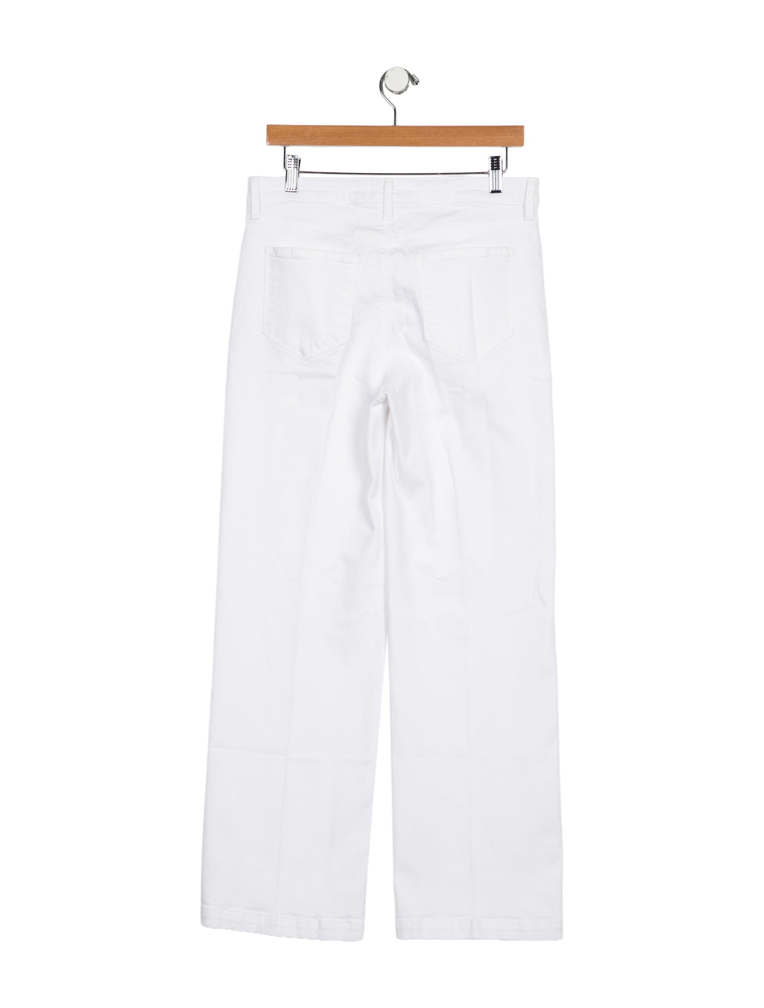 L'Agence Mid-Rise Wide Leg Jeans