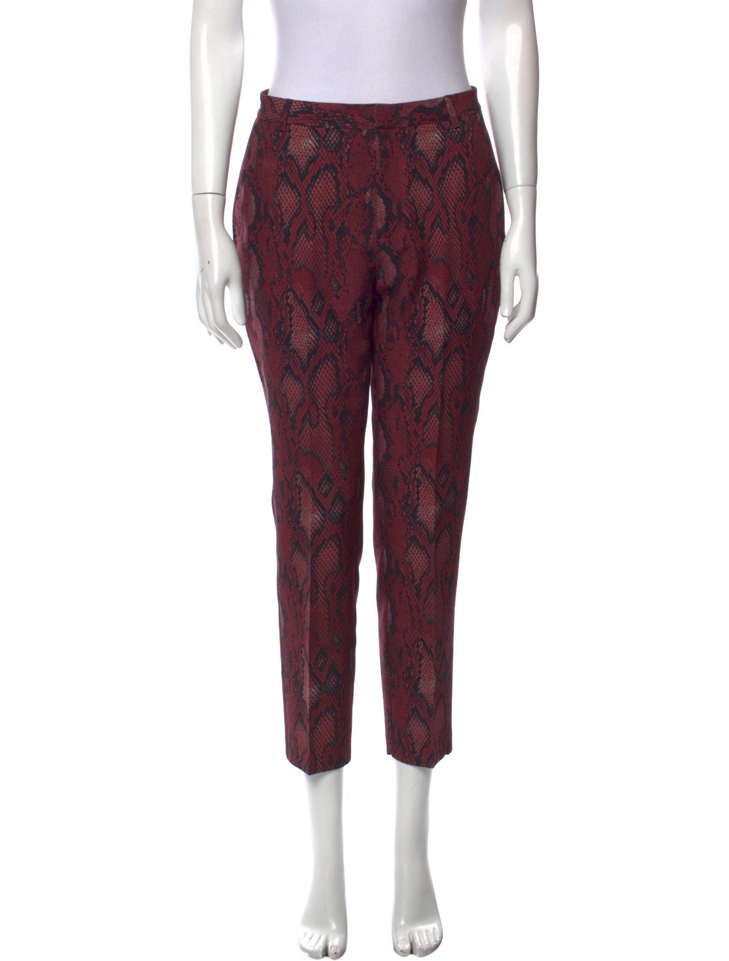 L'Agence Printed Straight Leg Pants