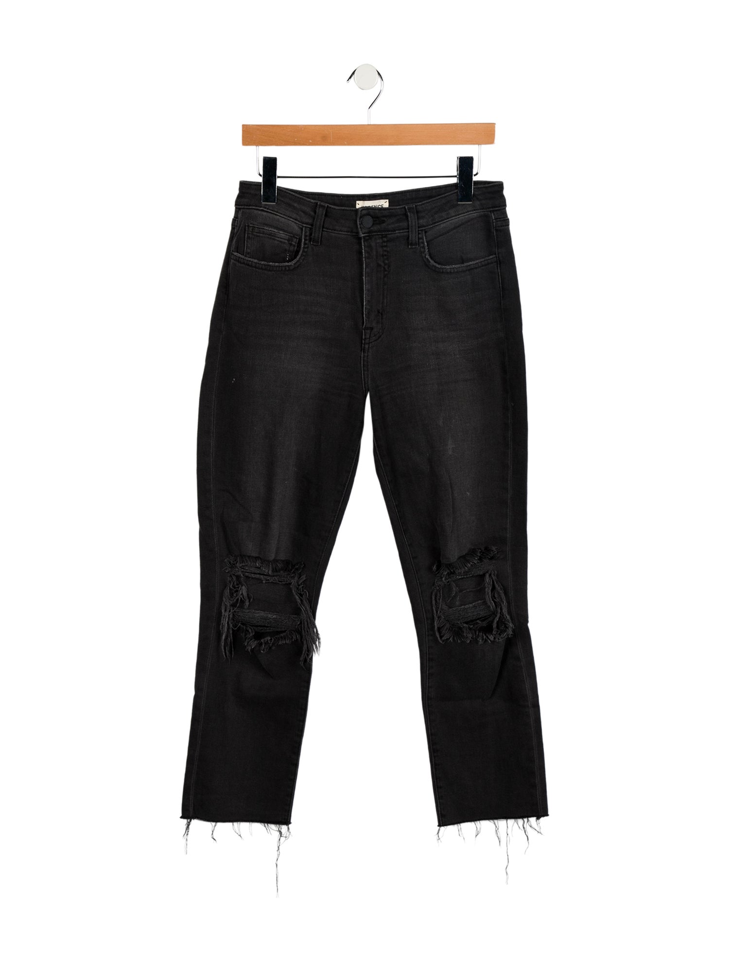 L'Agence Mid-Rise Straight Leg Jeans