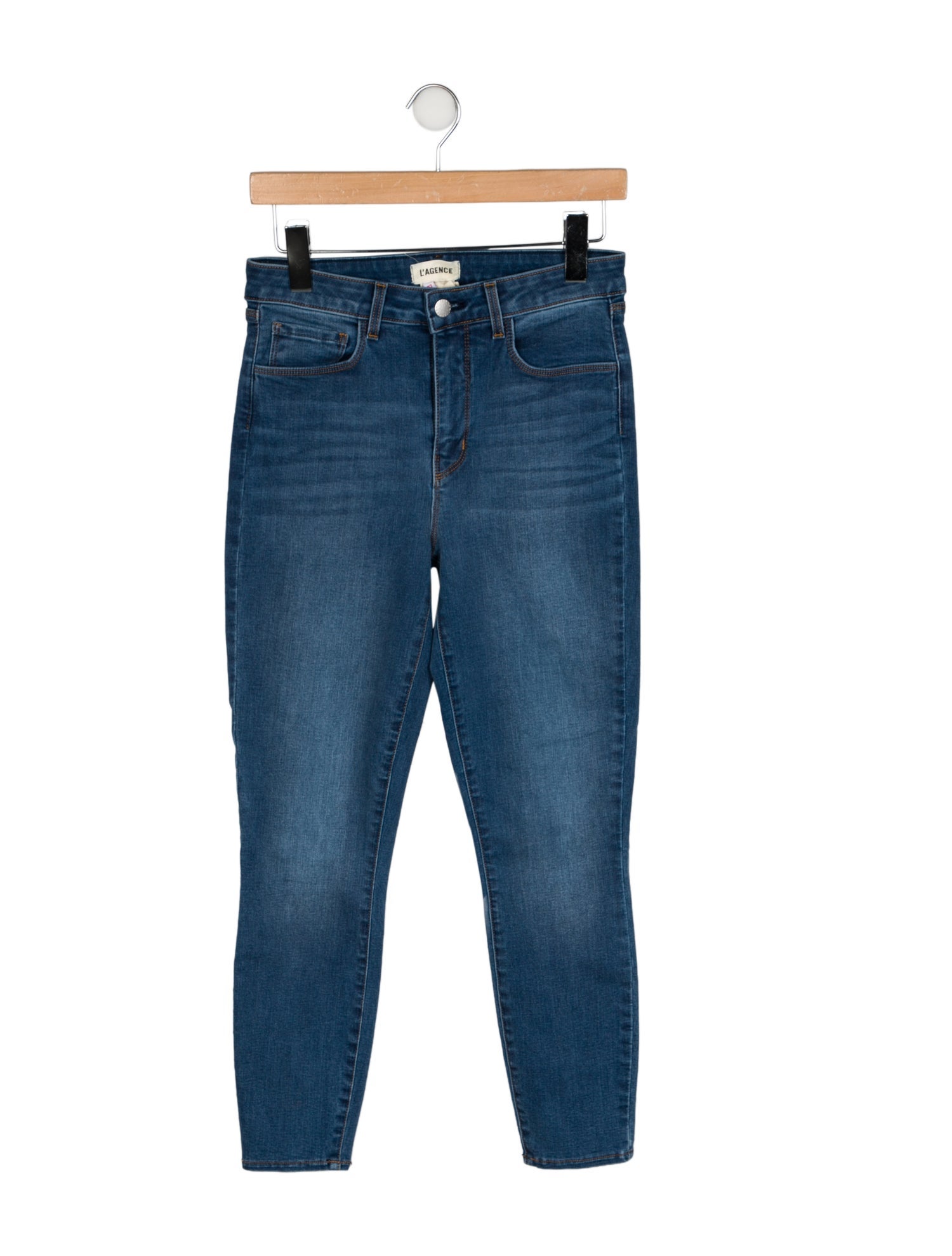 L'Agence Mid-Rise Skinny Leg Jeans