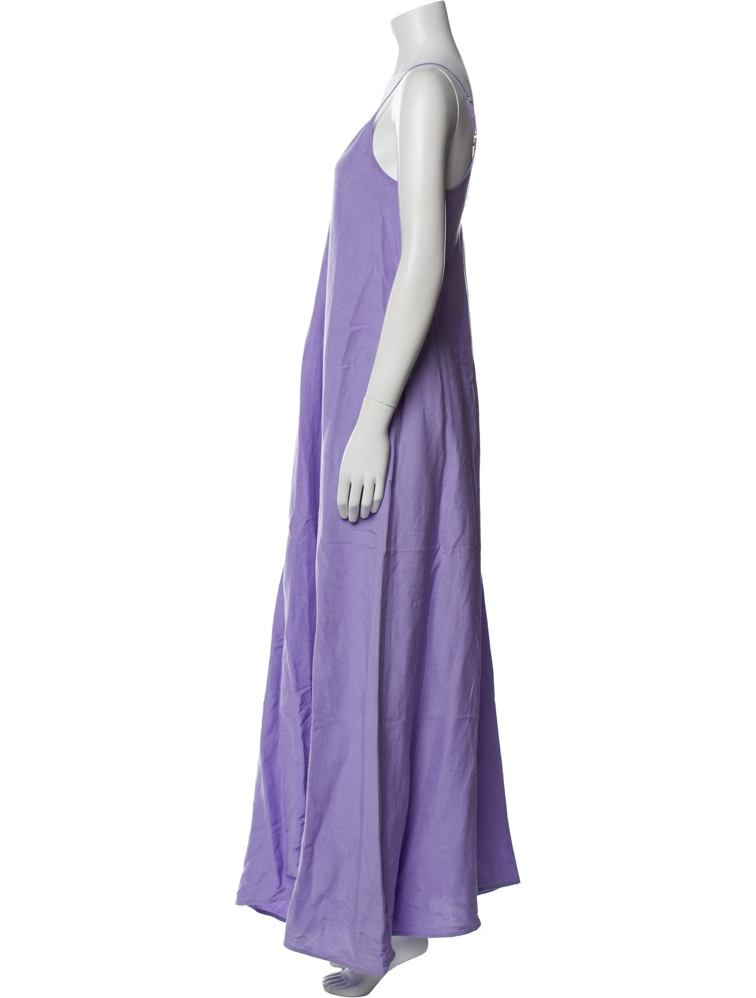 L'Agence Linen Long Dress