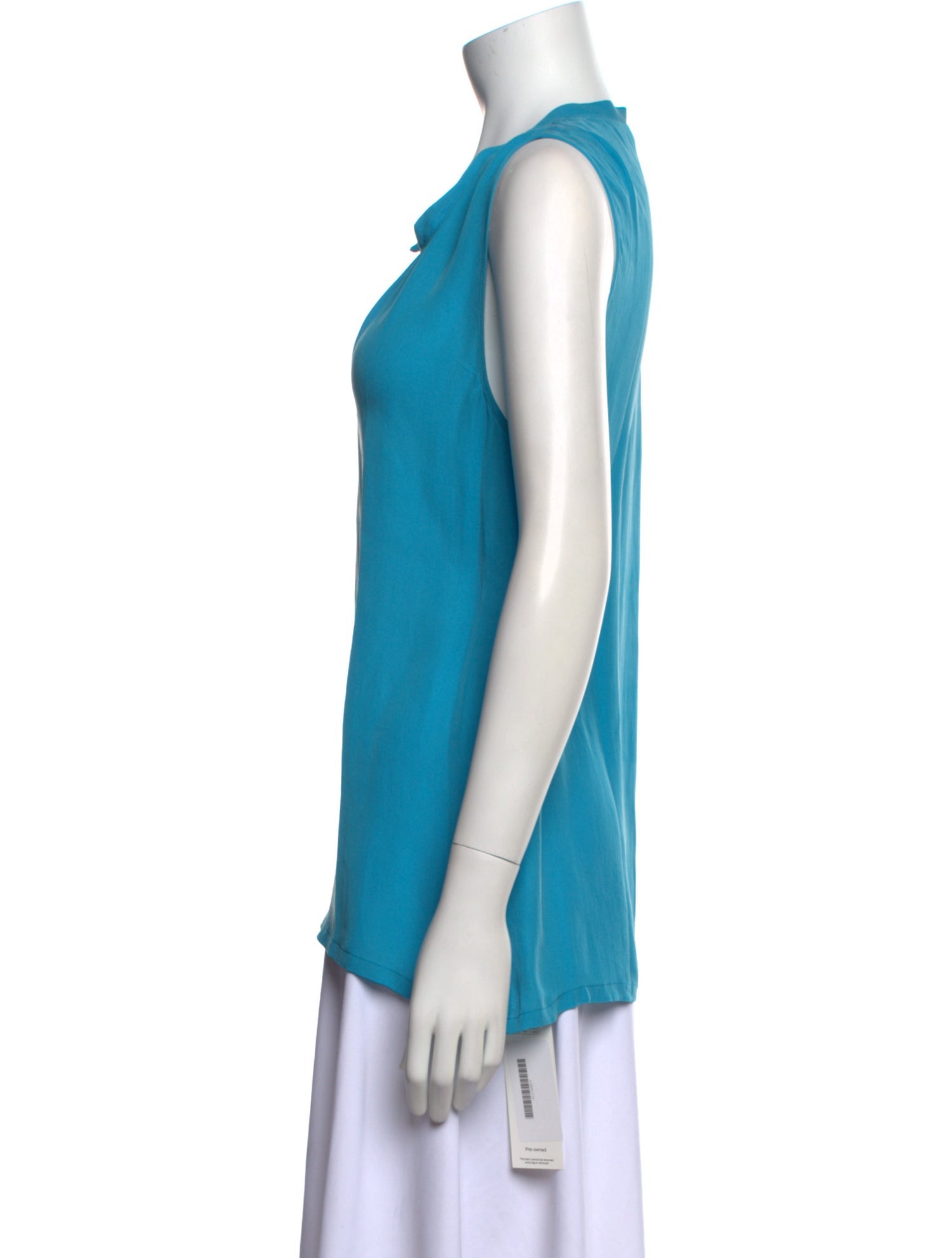 L'Agence Silk V-Neck Blouse