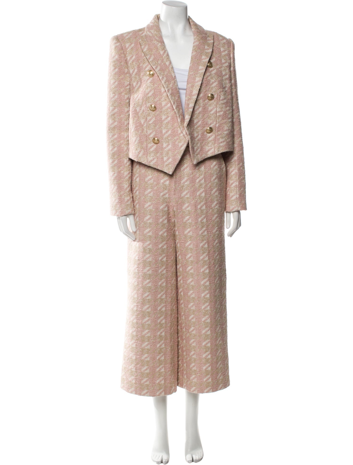 L'Agence Printed Pantsuit w/ Tags