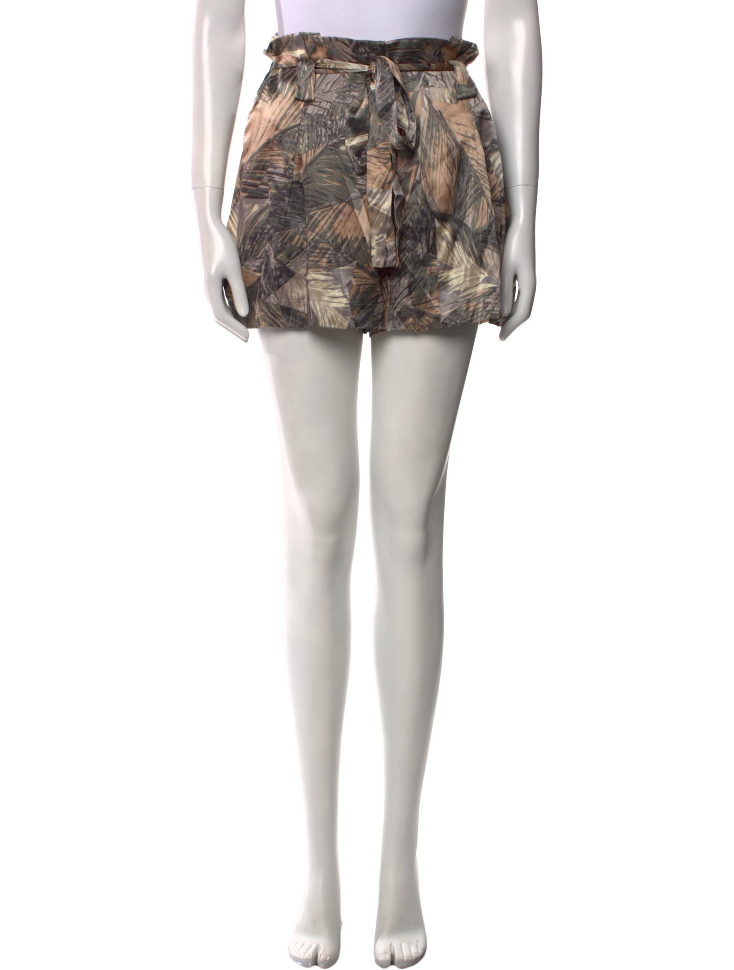 L'Agence Silk Mini Shorts