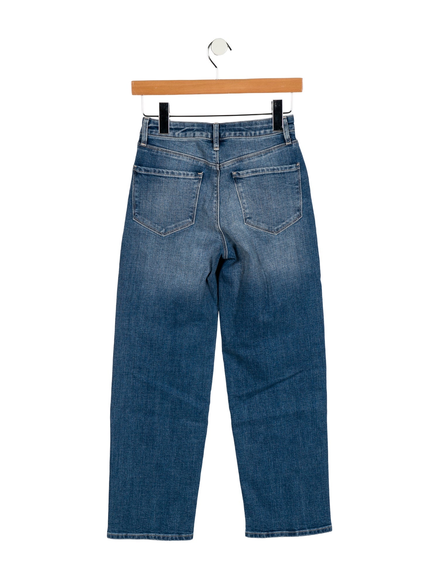 L'Agence Mid-Rise Straight Leg Jeans