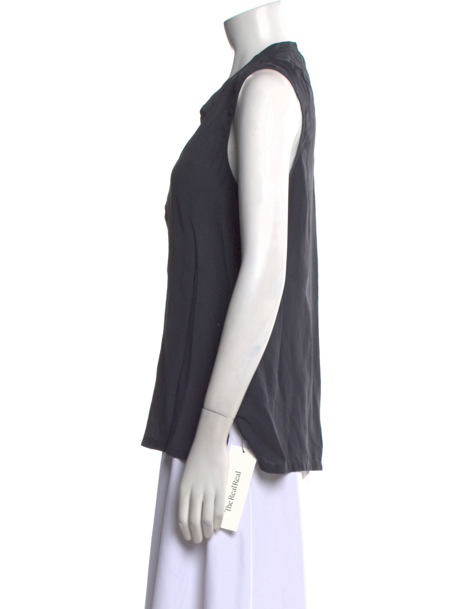 L'Agence Angora V-Neck Blouse