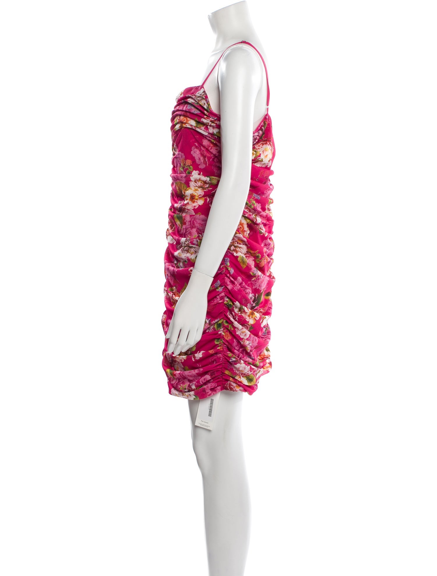 L'Agence Floral Print Mini Dress